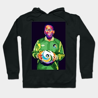 Pele Legend Football Pop Art Hoodie